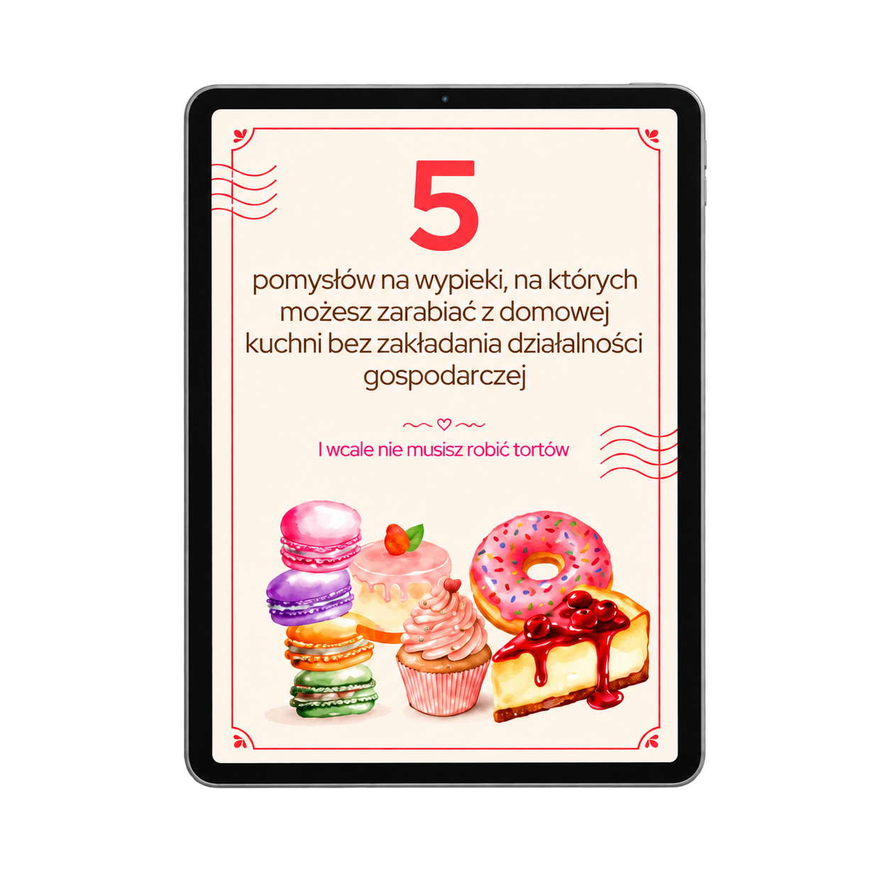 Ebook: 5 pomysłów na wypieki, które możesz sprzedawać z domowej kuchni